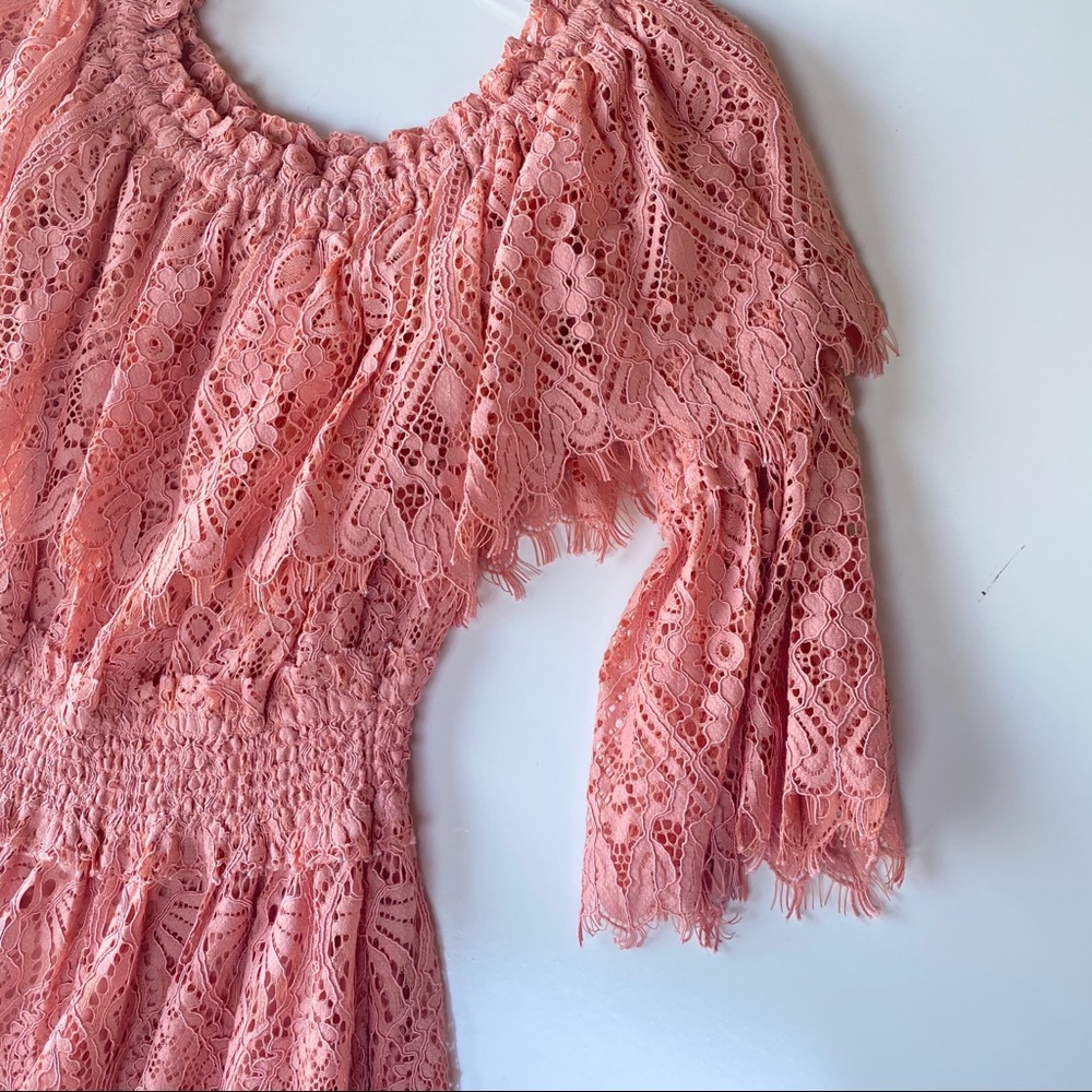 Perseverance London peach Doily Lace peaco… - Picture 4 of 8